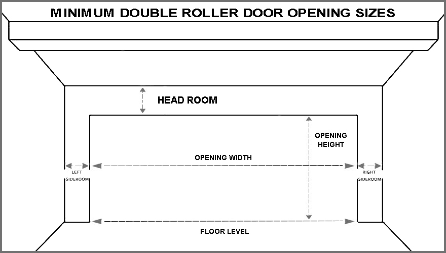 Standard Garage Door Sizes Single, Minimum Ceiling Height For Garage Door